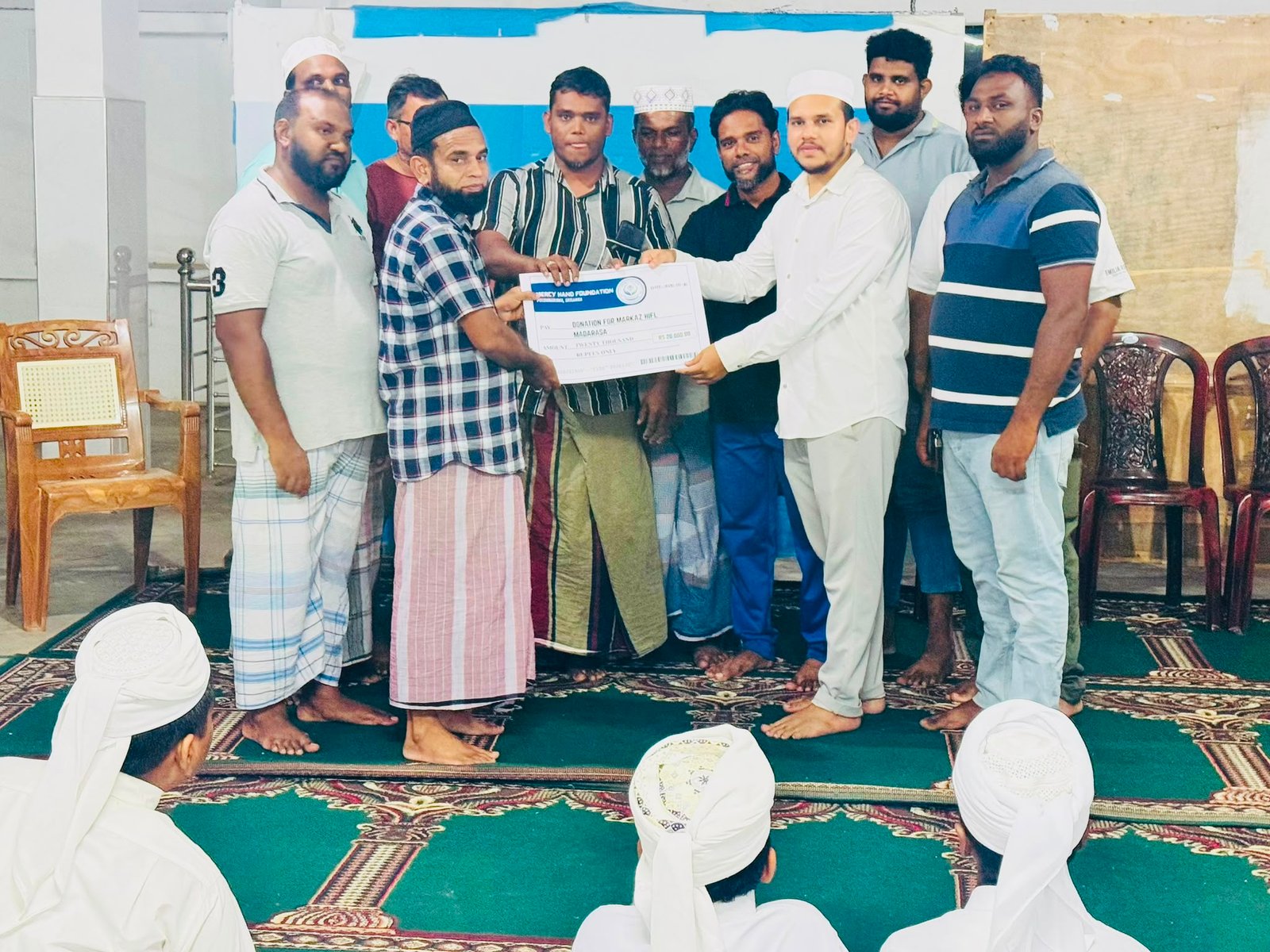 Mercy Welfare Foundation volunteers